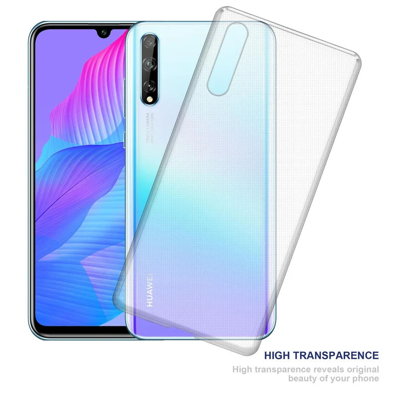 Cadorabo Hülle kompatibel mit Huawei P SMART S Schutzhülle aus flexiblem TPU Silikon