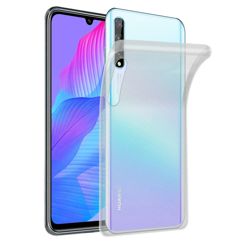 Cadorabo Hülle kompatibel mit Huawei P SMART S Schutzhülle aus flexiblem TPU Silikon