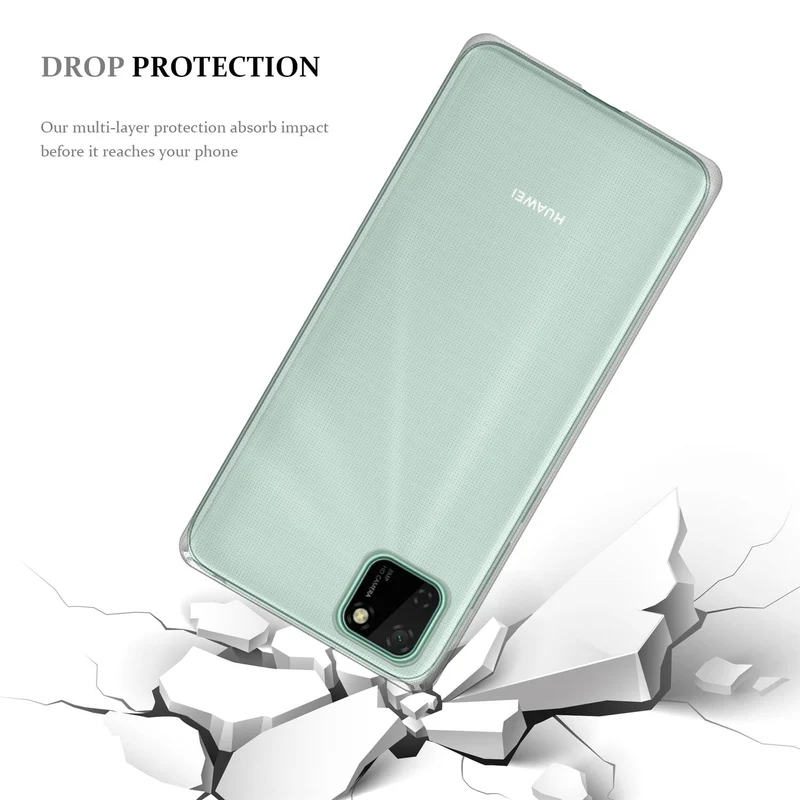 Cadorabo Hülle kompatibel mit Honor 9S / Huawei Y5P Schutzhülle aus flexiblem TPU Silikon
