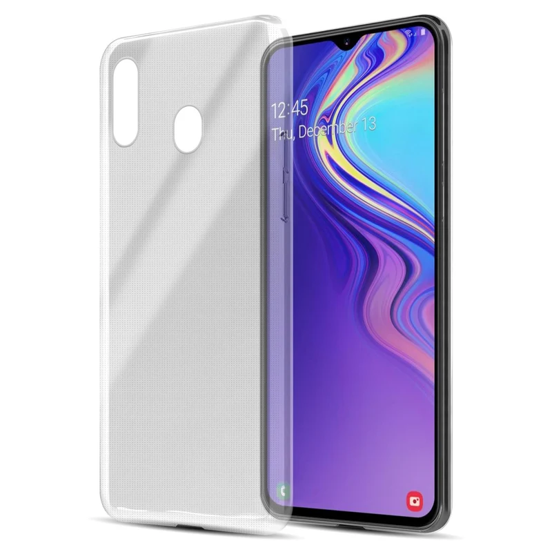 Cadorabo Hülle kompatibel mit Samsung Galaxy M30 / A40s Schutzhülle aus flexiblem TPU Silikon
