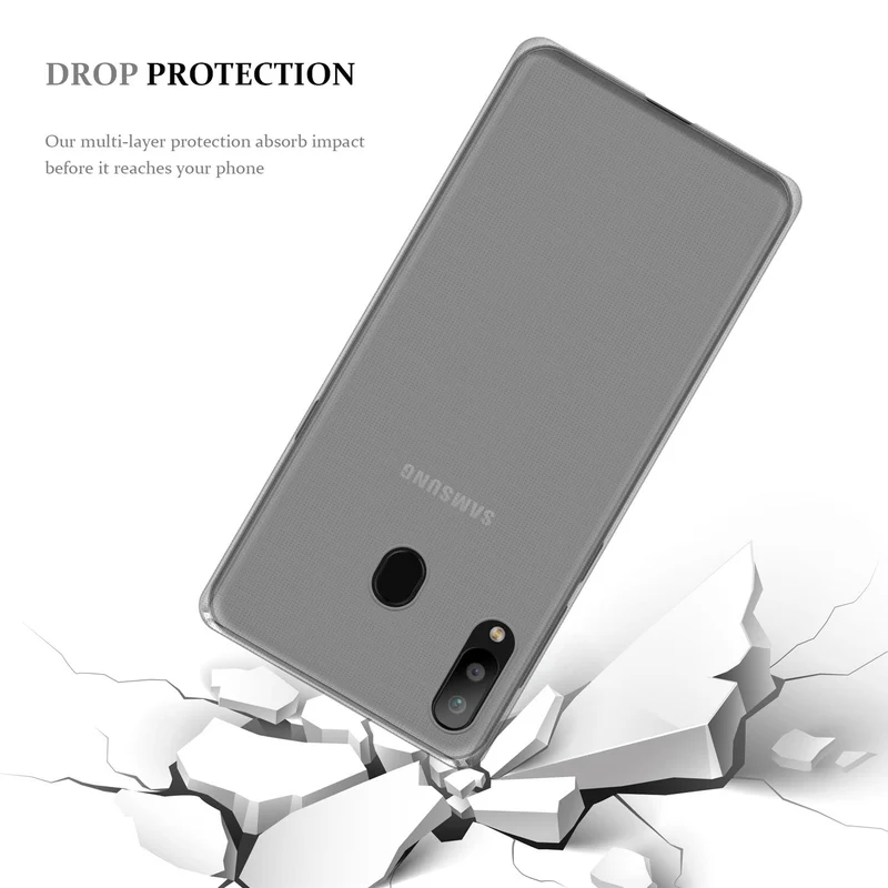 Cadorabo Hülle kompatibel mit Samsung Galaxy M30 / A40s Schutzhülle aus flexiblem TPU Silikon