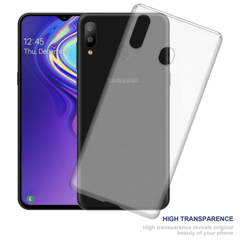 Cadorabo Hülle kompatibel mit Samsung Galaxy M30 / A40s Schutzhülle aus flexiblem TPU Silikon