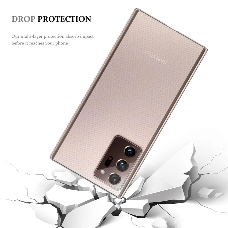 Cadorabo Hülle kompatibel mit Samsung Galaxy NOTE 20 ULTRA Schutzhülle aus flexiblem TPU Silikon