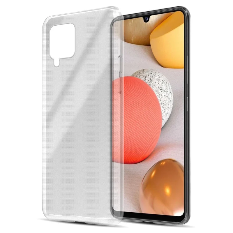 Cadorabo Hülle kompatibel mit Samsung Galaxy A42 4G Schutzhülle aus flexiblem TPU Silikon