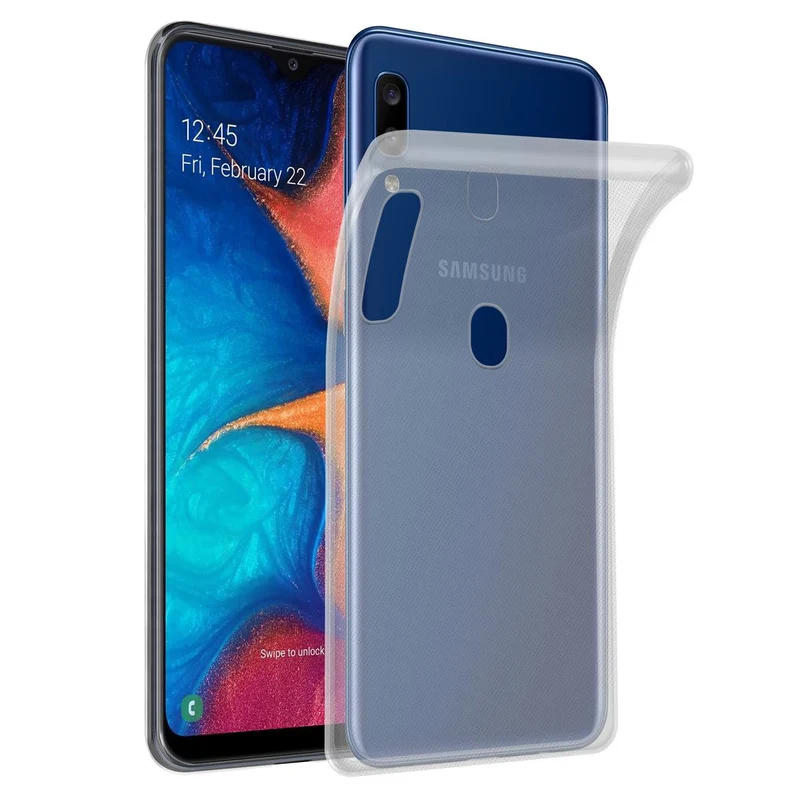 Cadorabo Hülle kompatibel mit Samsung Galaxy A20 / A30 / M10s Schutzhülle aus flexiblem TPU Silikon