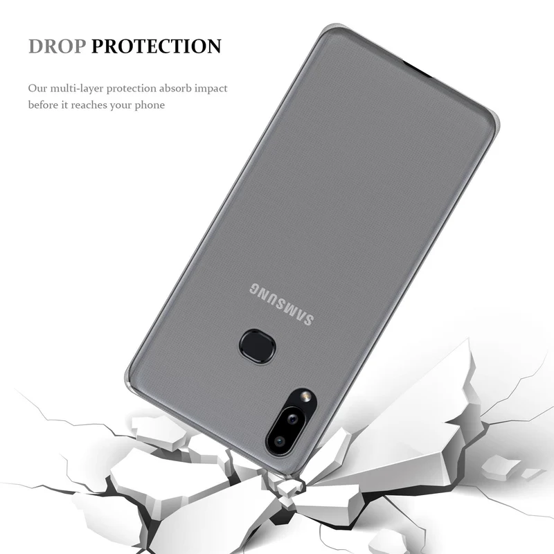 Cadorabo Hülle kompatibel mit Samsung Galaxy A10s / M01s Schutzhülle aus flexiblem TPU Silikon