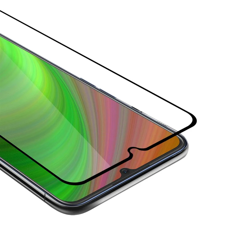 Cadorabo Vollbild Panzer Folie kompatibel mit Oppo A91 - Schutzfolie Gehärtetes (Tempered) Display-Schutzglas in 9H Härte mit 3D Touch