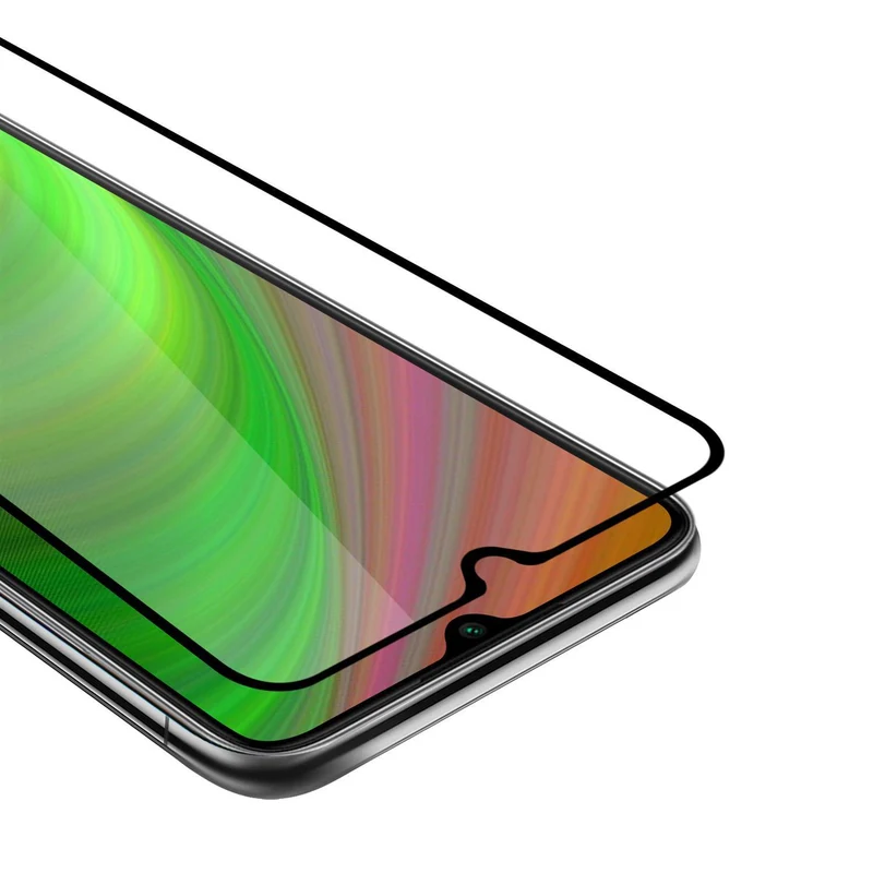 Cadorabo Vollbild Panzer Folie kompatibel mit Xiaomi RedMi NOTE 8 - Schutzfolie Gehärtetes (Tempered) Display-Schutzglas in 9H Härte mit 3D Touch