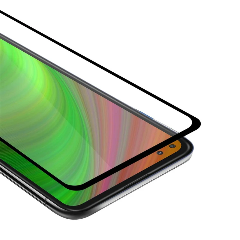 Cadorabo Vollbild Panzer Folie kompatibel mit Motorola MOTO G 5G PLUS - Schutzfolie Gehärtetes (Tempered) Display-Schutzglas in 9H Härte mit 3D Touch
