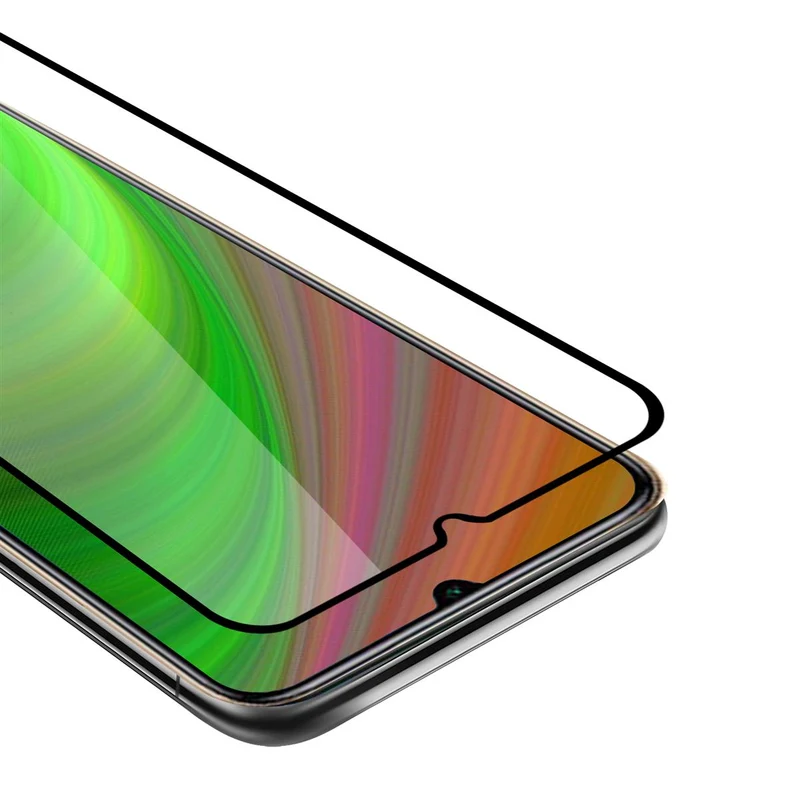Cadorabo Vollbild Panzer Folie kompatibel mit Xiaomi RedMi 10X 5G / RedMi 10X PRO 5G - Schutzfolie Gehärtetes (Tempered) Display-Schutzglas in 9H Härte mit 3D Touch
