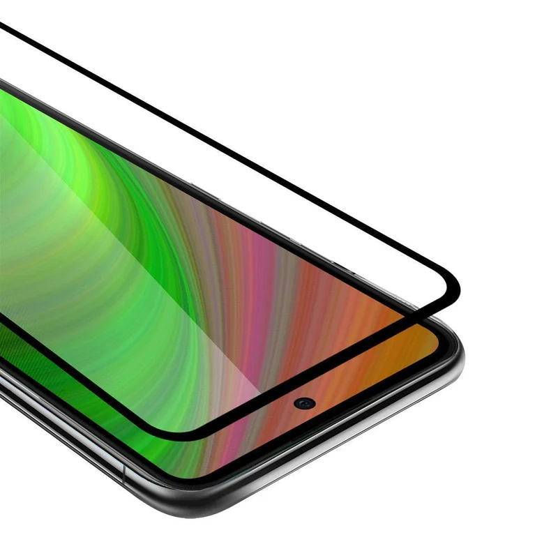 Cadorabo Vollbild Panzer Folie kompatibel mit Samsung Galaxy A52 (4G / 5G) / A52s - Schutzfolie Gehärtetes (Tempered) Display-Schutzglas in 9H Härte mit 3D Touch