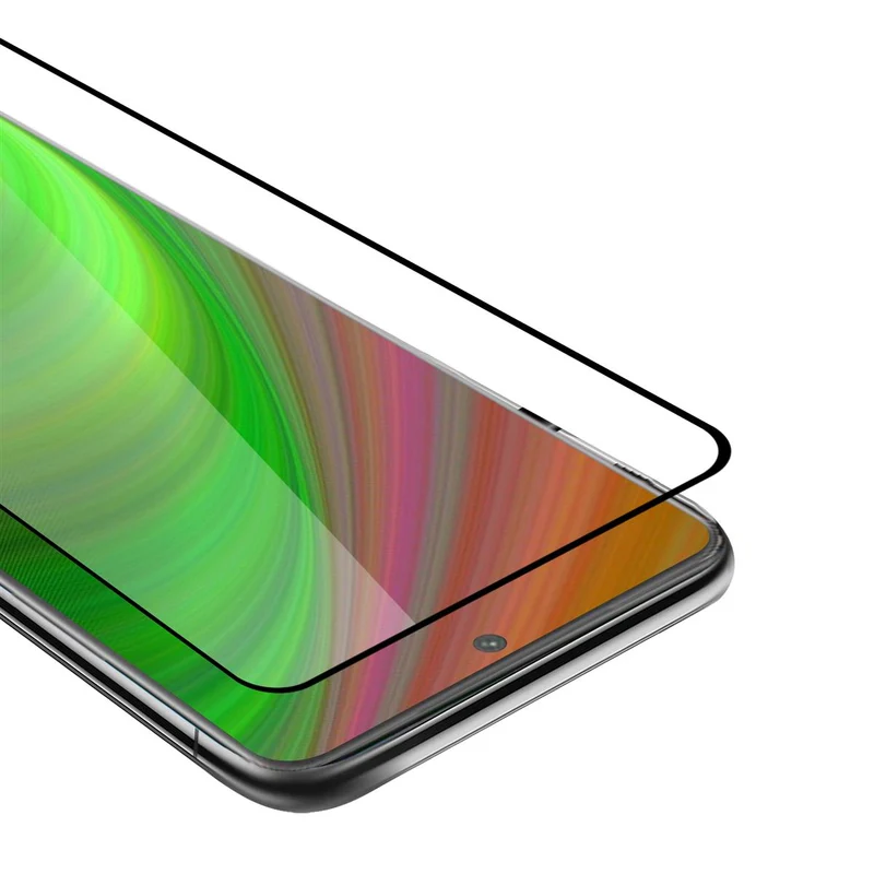 Cadorabo Vollbild Panzer Folie kompatibel mit Samsung Galaxy S21 ULTRA - Schutzfolie Gehärtetes (Tempered) Display-Schutzglas in 9H Härte mit 3D Touch