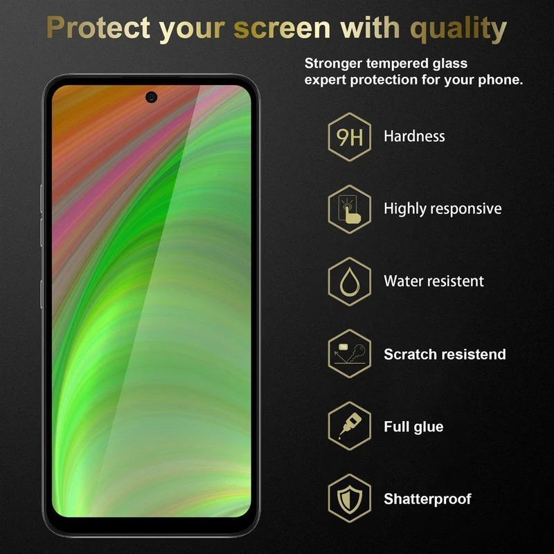Cadorabo Vollbild Panzer Folie kompatibel mit Samsung Galaxy S21 5G - Schutzfolie Gehärtetes (Tempered) Display-Schutzglas in 9H Härte mit 3D Touch