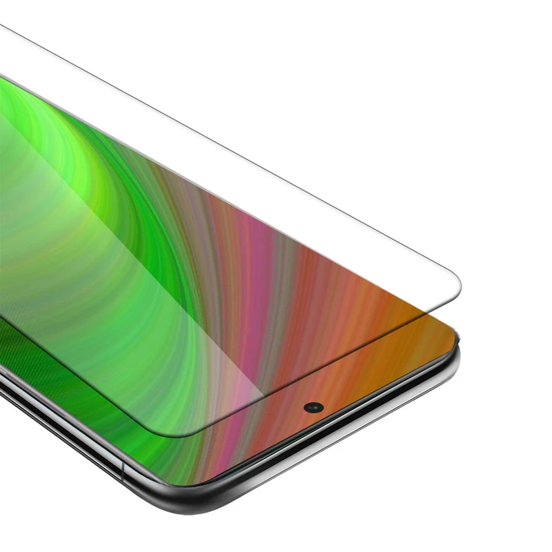 Cadorabo Panzer Folie kompatibel mit Samsung Galaxy S21 ULTRA - Schutzfolie Gehärtetes (Tempered) Display-Schutzglas in 9H Härte mit 3D Touch Kompatibilität