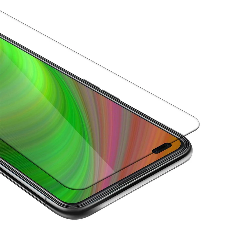 Cadorabo Panzer Folie kompatibel mit Oppo Reno4 - Schutzfolie Gehärtetes (Tempered) Display-Schutzglas in 9H Härte mit 3D Touch Kompatibilität