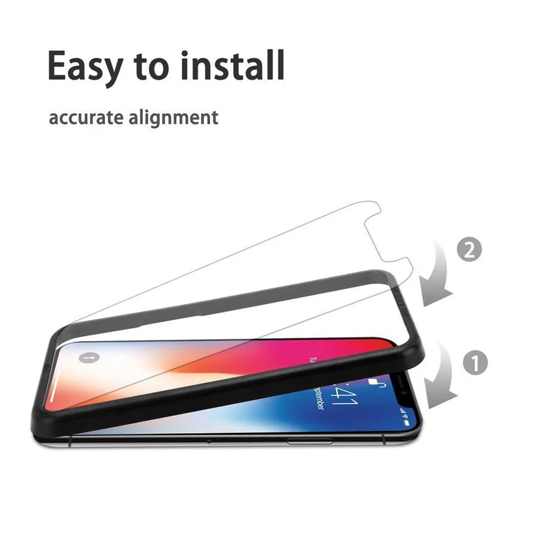 Cadorabo 3x Panzerglasfolie kompatibel mit Apple iPhone XS MAX - Schutzfolie 3er Pack Gehärtetes (Tempered) Display-Schutzglas mit Installationshilfe