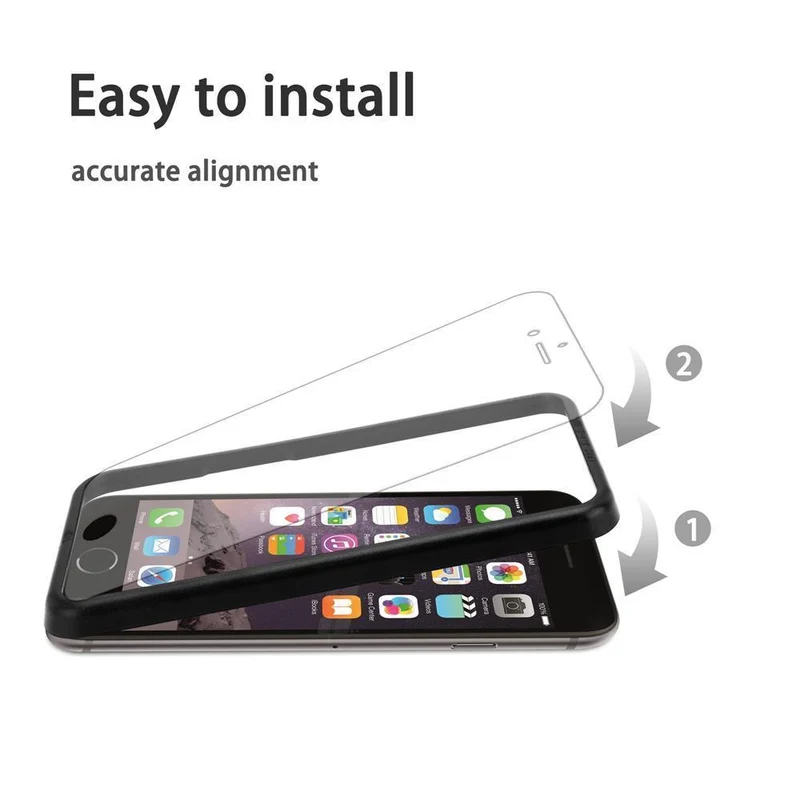 Cadorabo 3x Panzerglasfolie kompatibel mit Apple iPhone 7 PLUS / 7S PLUS / 8 PLUS - Schutzfolie 3er Pack Gehärtetes (Tempered) Display-Schutzglas mit Installationshilfe