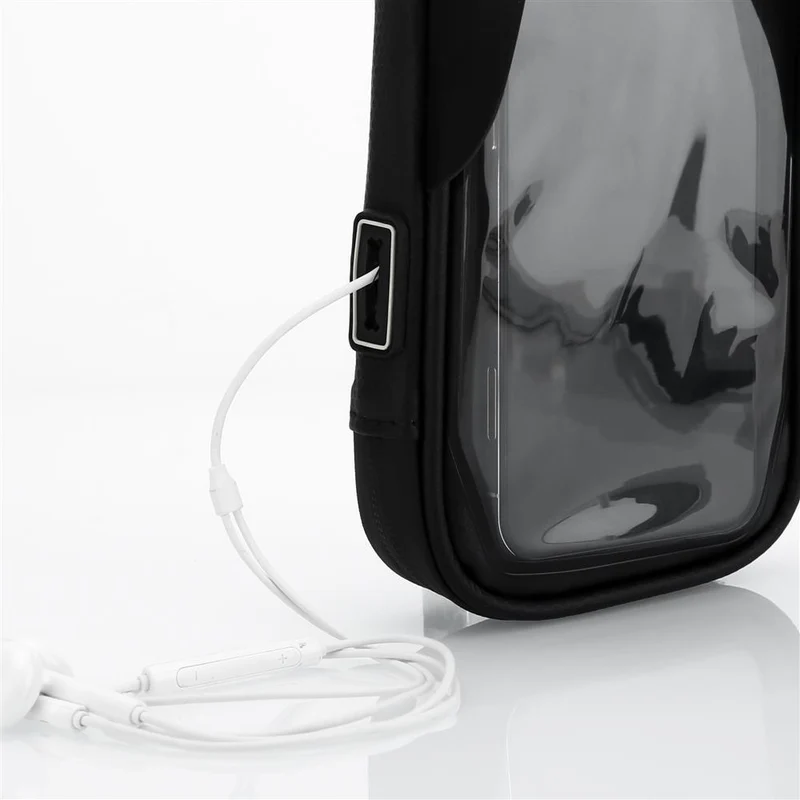 Cadorabo 6.0 Zoll Handy Fahrradtasche Rahmentasche mit Handyhalter für Smartphones bis 6 Zoll - Wasserfest mit Touchscreen, Sonnenblende, Kopfhörerloch