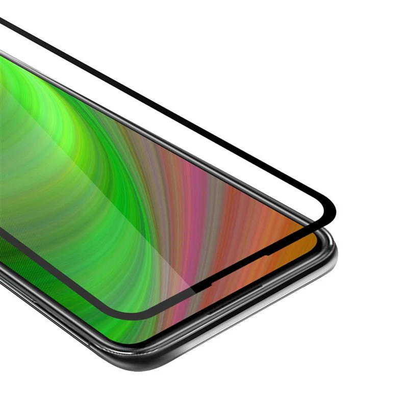 Cadorabo Vollbild Panzer Folie kompatibel mit Huawei NOVA 6 SE / P40 LITE / NOVA 7i - Schutzfolie Gehärtetes (Tempered) Display-Schutzglas in 9H Härte mit 3D Touch