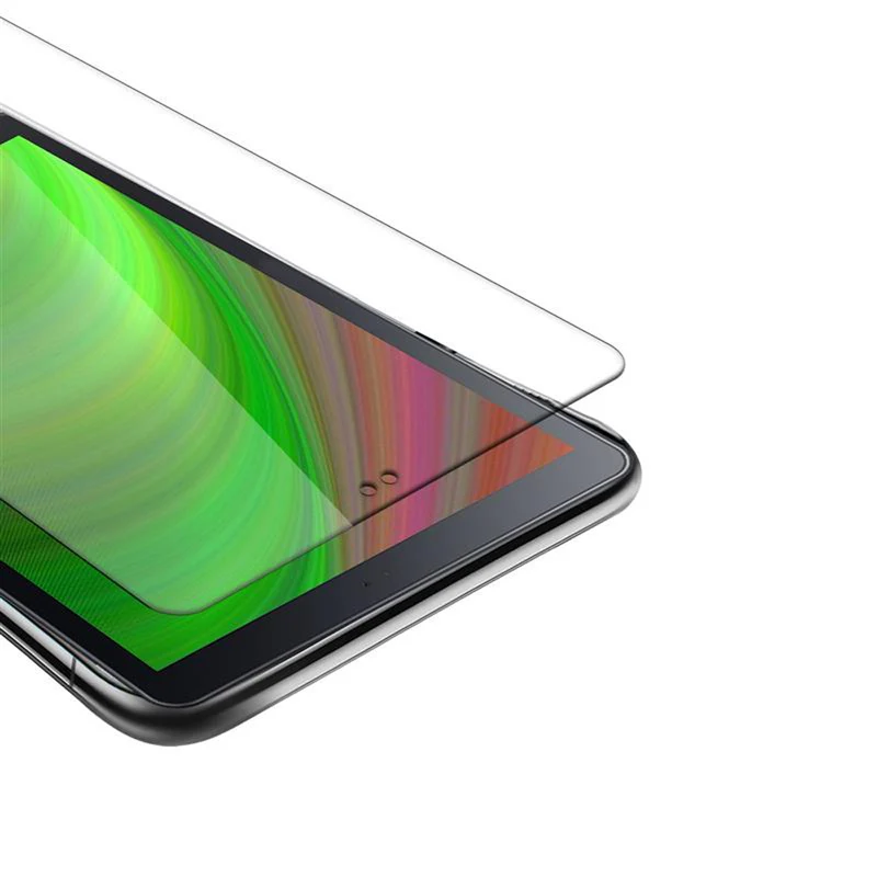 Cadorabo Panzer Folie kompatibel mit Samsung Galaxy Tab A (10.5 Zoll) Gehärtetes (Tempered) Display-Schutzglas in 9H Härte mit 3D Touch Kompatibilität