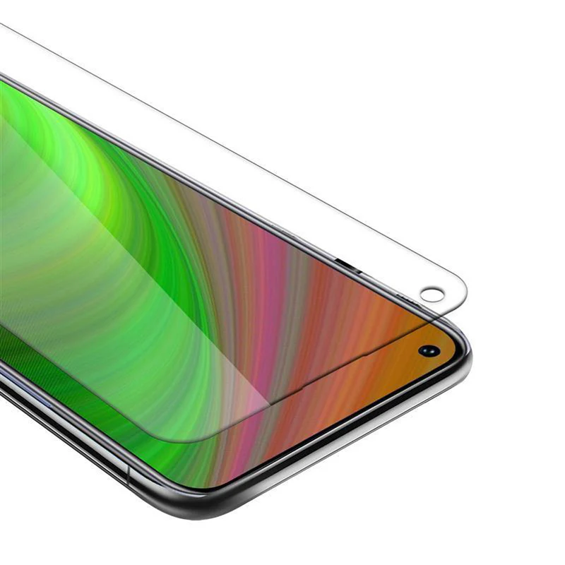 Cadorabo Panzer Folie kompatibel mit Huawei NOVA 7 5G - Schutzfolie Gehärtetes (Tempered) Display-Schutzglas in 9H Härte mit 3D Touch Kompatibilität