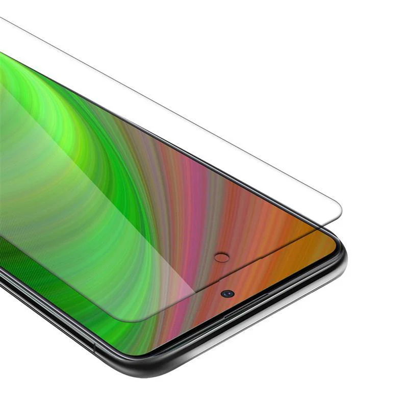 Cadorabo Panzer Folie kompatibel mit Samsung Galaxy A51 5G - Schutzfolie Gehärtetes (Tempered) Display-Schutzglas in 9H Härte mit 3D Touch Kompatibilität