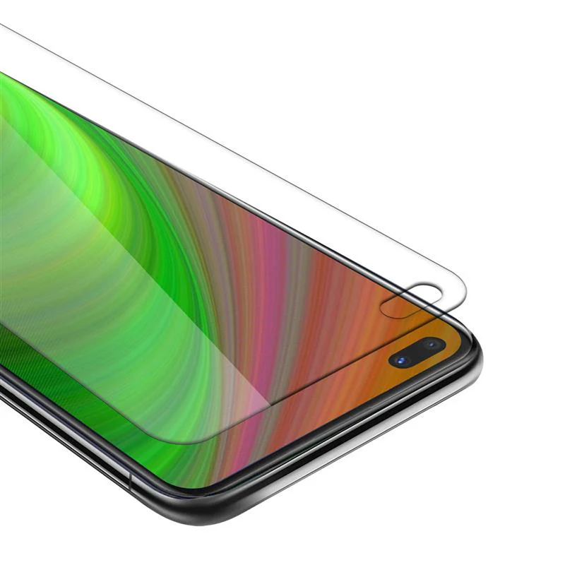 Cadorabo Panzer Folie kompatibel mit Oppo A92s - Schutzfolie Gehärtetes (Tempered) Display-Schutzglas in 9H Härte mit 3D Touch Kompatibilität