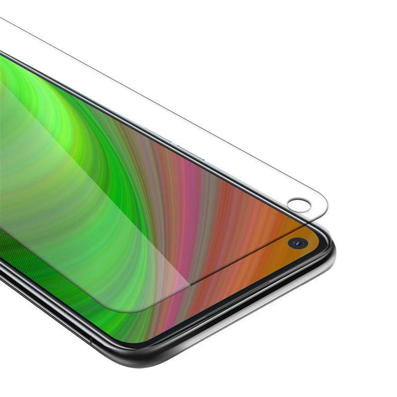 Cadorabo Panzer Folie kompatibel mit Oppo A52 - Schutzfolie Gehärtetes (Tempered) Display-Schutzglas in 9H Härte mit 3D Touch Kompatibilität