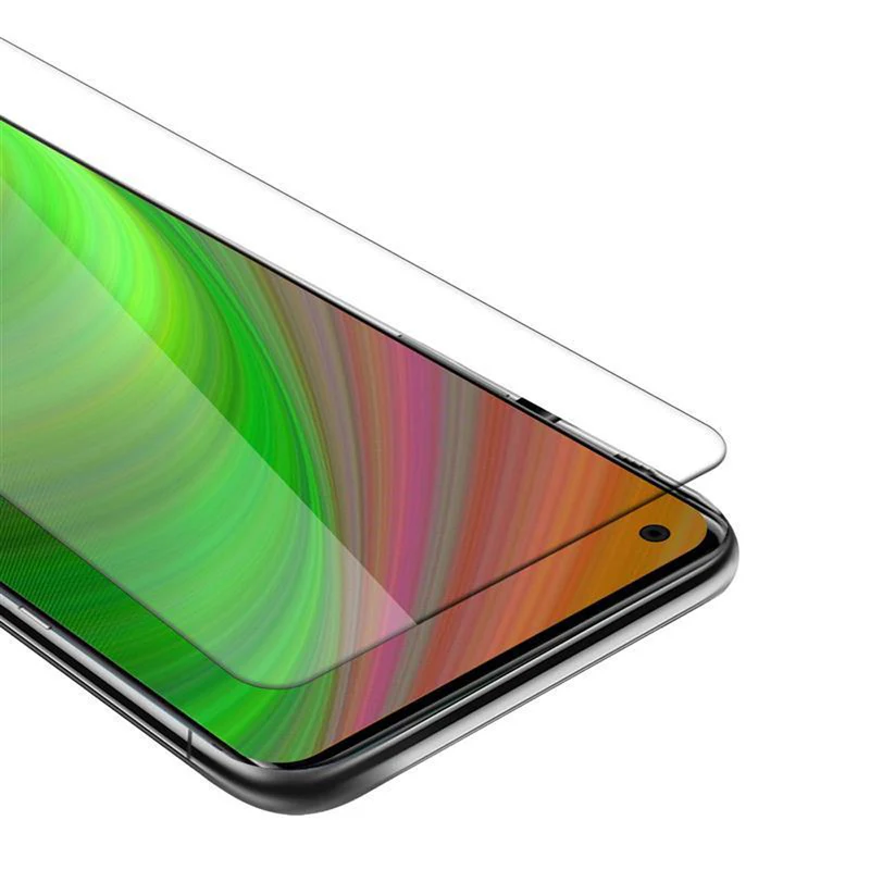 Cadorabo Panzer Folie kompatibel mit OnePlus 8 - Schutzfolie Gehärtetes (Tempered) Display-Schutzglas in 9H Härte mit 3D Touch Kompatibilität