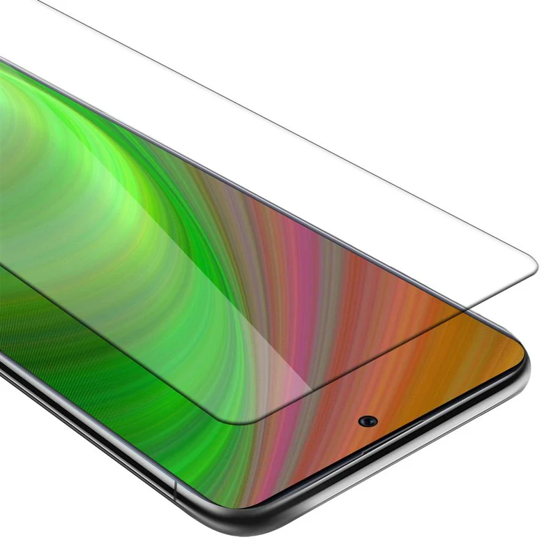 Cadorabo Panzer Folie kompatibel mit Samsung Galaxy A71 4G - Schutzfolie Gehärtetes (Tempered) Display-Schutzglas in 9H Härte mit 3D Touch Kompatibilität