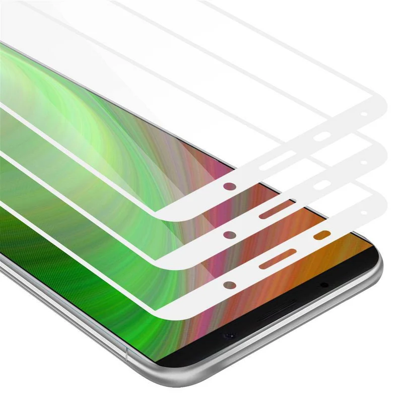 Cadorabo 3x Vollbild Panzer Folie kompatibel mit Huawei MATE 10 PRO - Schutzfolie 3er Pack Gehärtetes (Tempered) Display-Schutzglas in 9H Härte mit 3D Touch