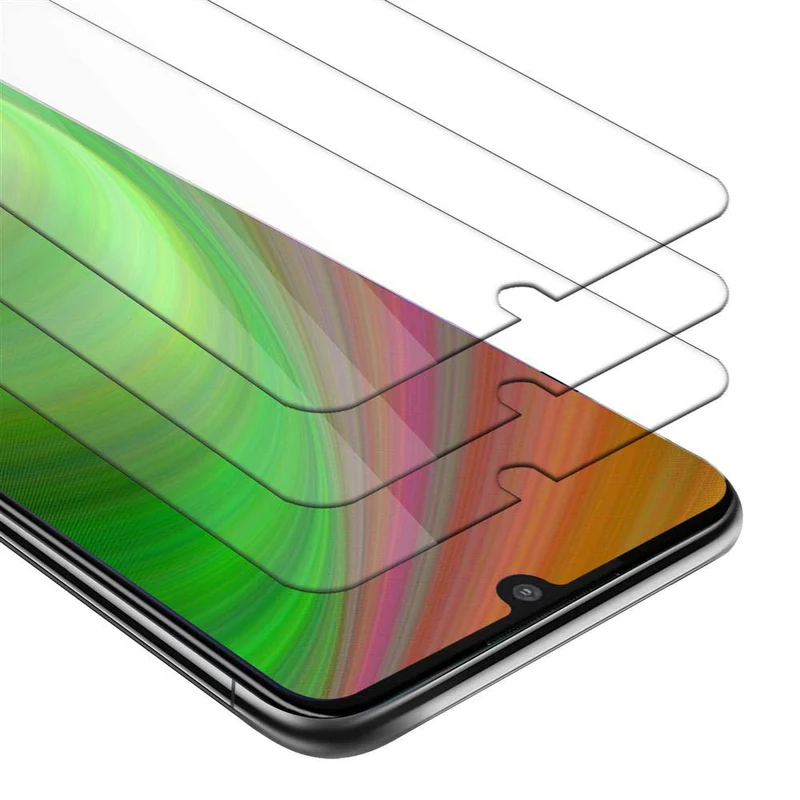 Cadorabo 3x Panzer Folie kompatibel mit Motorola ONE PRO / ONE ZOOM - Schutzfolie 3er Pack Gehärtetes (Tempered) Display-Schutzglas in 9H Härte mit 3D Touch Kompatibilität