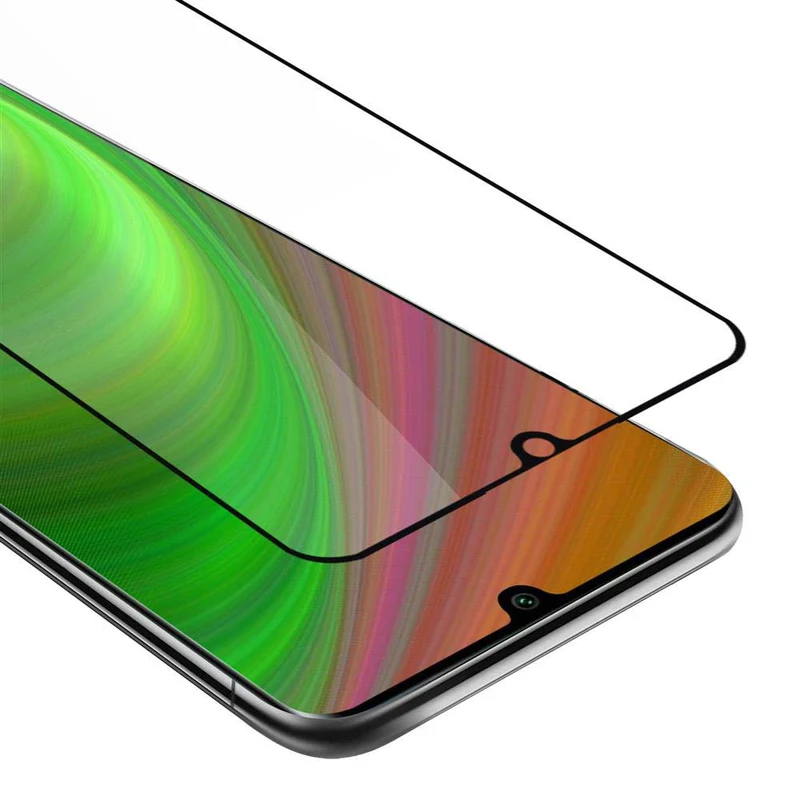 Cadorabo Vollbild Panzer Folie kompatibel mit Xiaomi RedMi NOTE 10 4G / RedMi NOTE 10S - Schutzfolie Gehärtetes (Tempered) Display-Schutzglas in 9H Härte mit 3D Touch