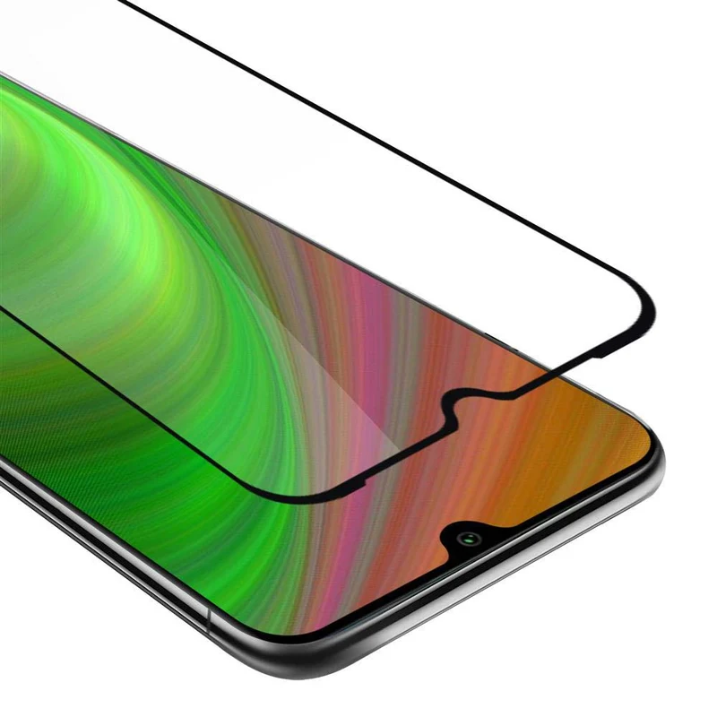 Cadorabo Vollbild Panzer Folie kompatibel mit Xiaomi Mi A3 - Schutzfolie Gehärtetes (Tempered) Display-Schutzglas in 9H Härte mit 3D Touch