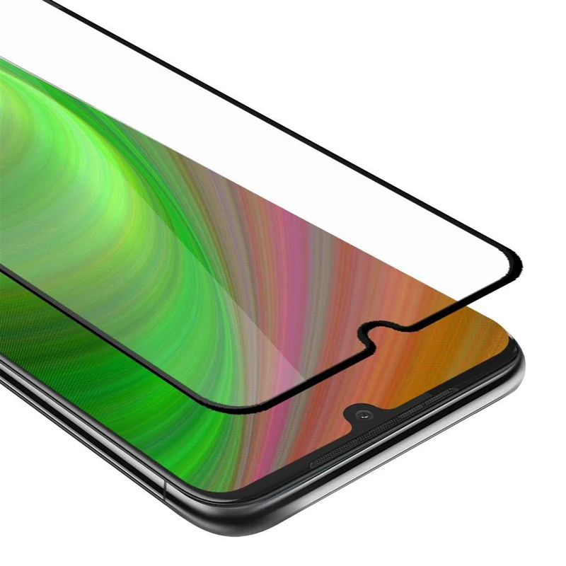Cadorabo Vollbild Panzer Folie kompatibel mit Motorola MOTO G8 PLUS - Schutzfolie Gehärtetes (Tempered) Display-Schutzglas in 9H Härte mit 3D Touch