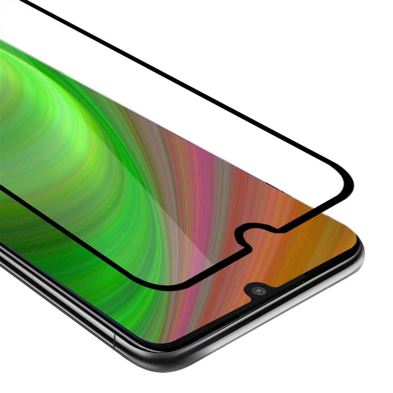 Cadorabo Vollbild Panzer Folie kompatibel mit Motorola ONE PRO / ONE ZOOM - Schutzfolie Gehärtetes (Tempered) Display-Schutzglas in 9H Härte mit 3D Touch