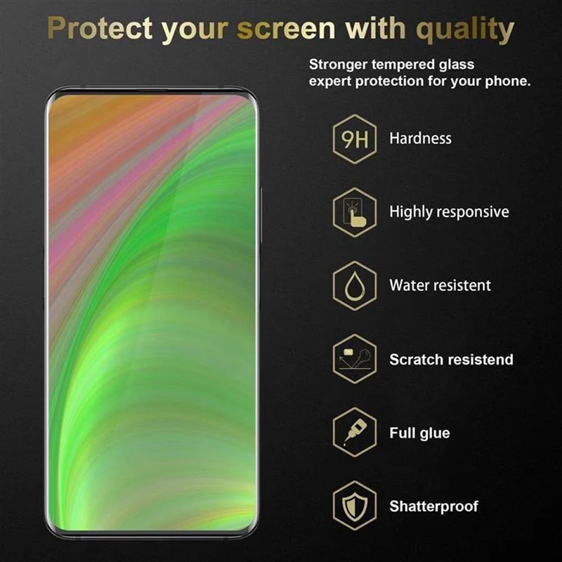 Cadorabo Panzer Folie kompatibel mit ZTE Nubia Z20 - Schutzfolie Gehärtetes (Tempered) Display-Schutzglas in 9H Härte mit 3D Touch Kompatibilität