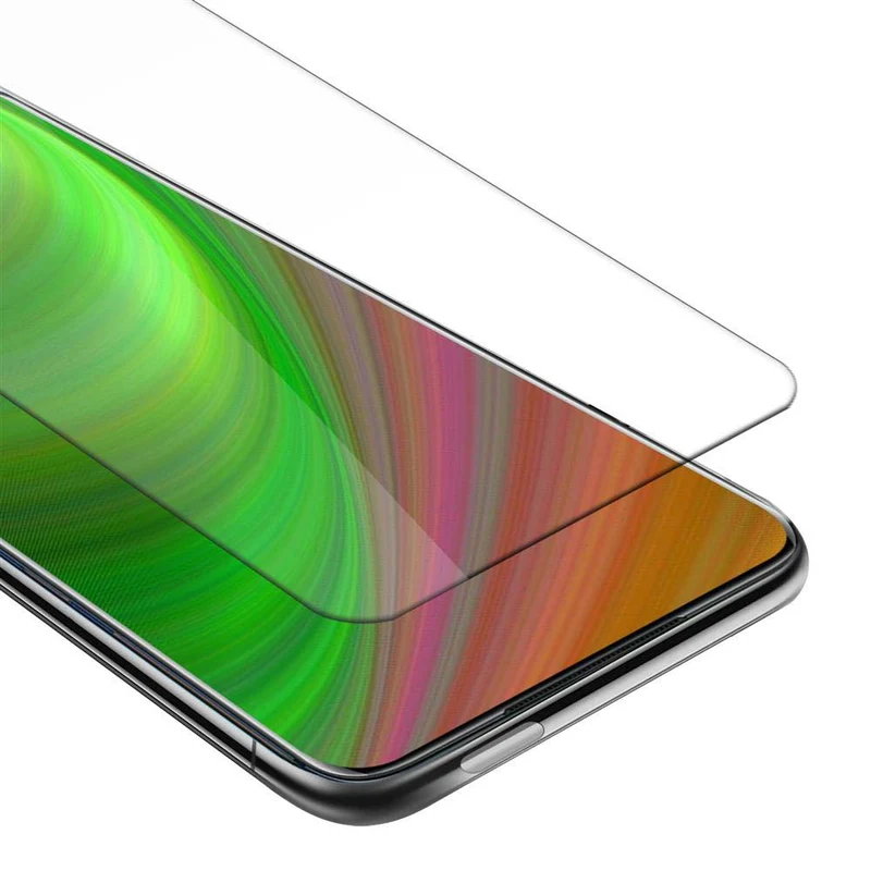 Cadorabo Panzer Folie kompatibel mit OnePlus 7T PRO - Schutzfolie Gehärtetes (Tempered) Display-Schutzglas in 9H Härte mit 3D Touch Kompatibilität