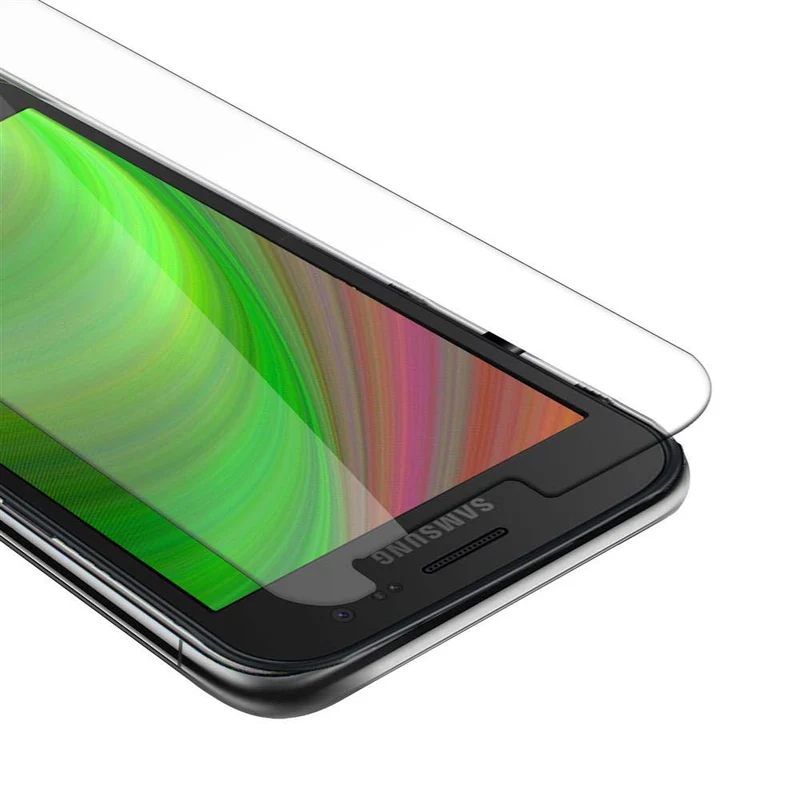 Cadorabo Panzer Folie kompatibel mit Samsung Galaxy XCover 4 / XCover 4s - Schutzfolie Gehärtetes (Tempered) Display-Schutzglas in 9H Härte mit 3D Touch Kompatibilität