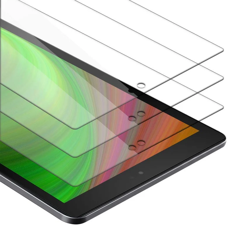 Cadorabo 3x Panzer Folie kompatibel mit Kindle FIRE HD 10 2017 (7. Gen.) 3er Pack Gehärtetes (Tempered) Display-Schutzglas in 9H Härte mit 3D Touch Kompatibilität