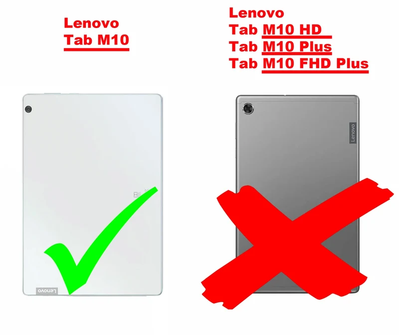 Cadorabo 3x Panzer Folie kompatibel mit Lenovo Tab M10 (10.1 Zoll) TB-X505F 3er Pack Gehärtetes (Tempered) Display-Schutzglas in 9H Härte mit 3D Touch Kompatibilität