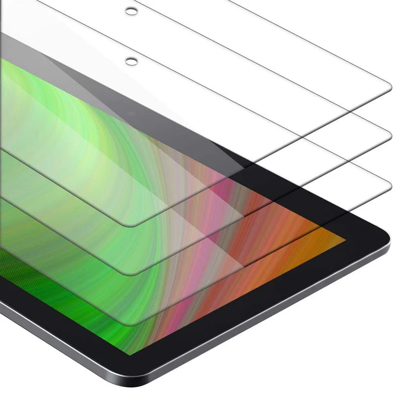 Cadorabo 3x Panzer Folie kompatibel mit Lenovo Tab 3 10 Business (10.1 Zoll) 3er Pack Gehärtetes (Tempered) Display-Schutzglas in 9H Härte mit 3D Touch Kompatibilität