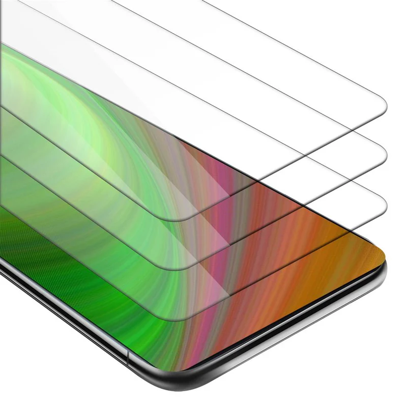 Cadorabo 3x Panzer Folie kompatibel mit Xiaomi Mi 9T / Mi 9T PRO / RedMi K20 / RedMi K20 PRO - Schutzfolie 3er Pack Gehärtetes (Tempered) Display-Schutzglas in 9H Härte mit 3D Touch Kompatibilität