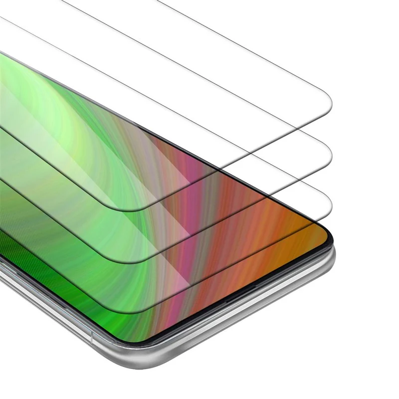 Cadorabo 3x Panzer Folie kompatibel mit Xiaomi Mi MIX 3 - Schutzfolie 3er Pack Gehärtetes (Tempered) Display-Schutzglas in 9H Härte mit 3D Touch Kompatibilität
